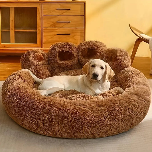 Plush Calming Dog Bed