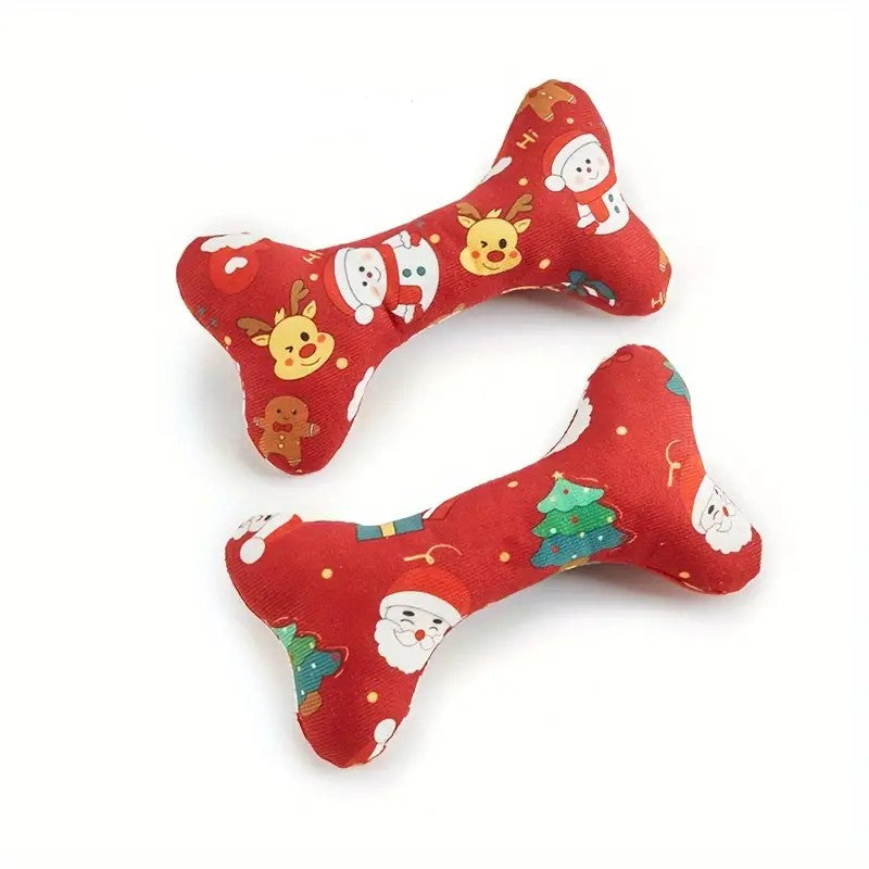 Dog Toy Pluto Bone - Limited Christmas Edition (Red)